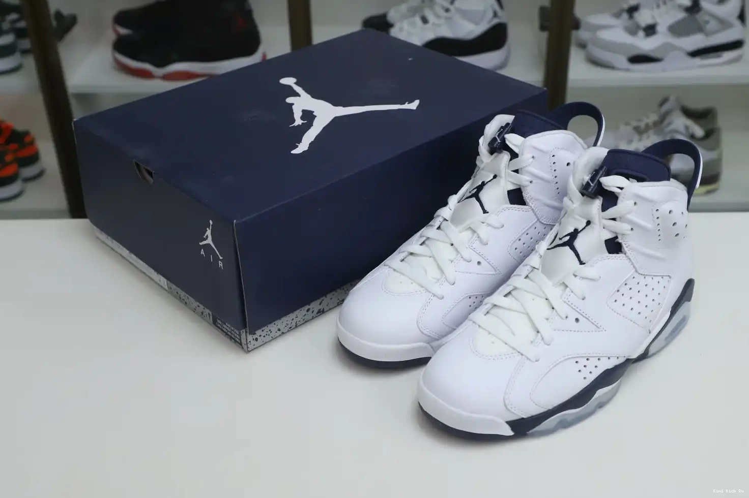 Kimikick JORDAN 6 AIR NAVY MIDNIGHT 0731
